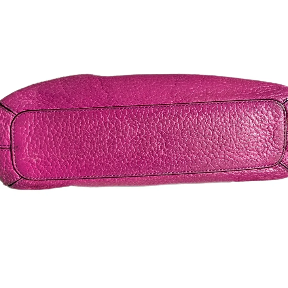 Kate Spade Fuchsia Pebble Leather Hobo Bag. - Picture 8 of 12